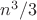 $n^3/3$