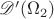$\mathscr{D}'(\Omega_2)$