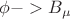 $\phi->B_\mu$