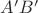 $A^\prime B^\prime$