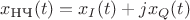 $x_\text{НЧ}(t)=x_I(t)+jx_Q(t)$