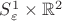$S_{\varepsilon}^1\times \mathbb R^2$