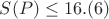$S(P)\le 16.(6)$