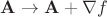 ${\bf A}\to{\bf A}+\nabla f$