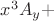 $x^3 A_y + $