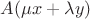 $A(\mu x +\lambda y)$