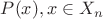 $P(x), x \in X_n$