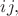 $ij,$