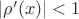 $|\rho'(x)|<1$