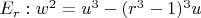 $E_r: w^2=u^3-(r^3-1)^3{u}$