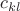 $c_{kl}$