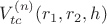 $V_{tc}^{(n)}(r_1,r_2,h)$ $V_{tc}^{(n)}(r_1,r_2,h)$
