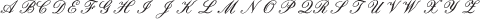 $ \mathscr{ABCDEFGHIJKLMNOPQRSTUVWXYZ}$