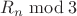 $R_n \bmod 3$