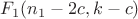 $F_1(n_1-2c,k-c)$