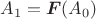 $A_{1}=\boldsymbol{F}(A_{0})$