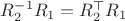 $R_2^{-1}R_1=R_2^\top R_1$