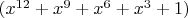 $(x^{12}+x^9+x^6+x^3+1)$