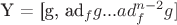Y = [g, ad_f g ... ad_{f}^{n-2} g]$
