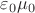 $\varepsilon_0\mu_0$