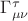 $\Gamma^\tau_{\mu\nu}$