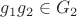 $g_1 g_2 \in G_2$