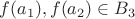 $f(a_1),f(a_2)\in B_3$