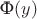$\text{Ф}(y)$