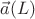 $\vec{a}(L)$