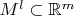 $M^l\subset\mathbb{R}^m$