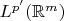 $L^{p'}(\mathbb{R}^m)$