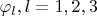 $\varphi_l,l=1,2,3$