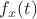 $f_x(t)$