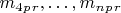 $  m_4_p_r  ,&hellip;,  m_n_p_r $