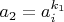 $a_2=a_i^{k_1}$