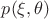 $p(\xi,\theta)$