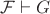 $\mathcal{F}\vdash G$