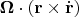 ${\bf \Omega}\cdot ({\bf r} \times \dot{\bf r})$