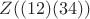 $Z((12)(34))$
