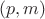 $(p,m)$