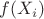 $f(X_i)$