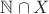 $\mathbb{N} \cap X$