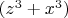 $(z^3+x^3)$