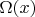 $\Omega(x)$
