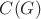 $C(G)$ $C(G)$