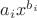 $\Sum a_ix^{b_i}$