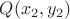 $Q(x_2,y_2)$