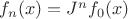 $f_n(x) = J^n f_0(x)$