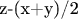 z-(x+y)/2