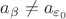 $a_\beta \neq a_{\varepsilon_0}$